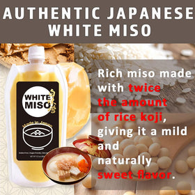 Bayu Store miso paste with rice in a bowl demonstrates versatile use in soups and dressings.