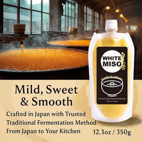 Bayu Store Japanese White Miso Paste made in Japan signals traditional, trusted quality.