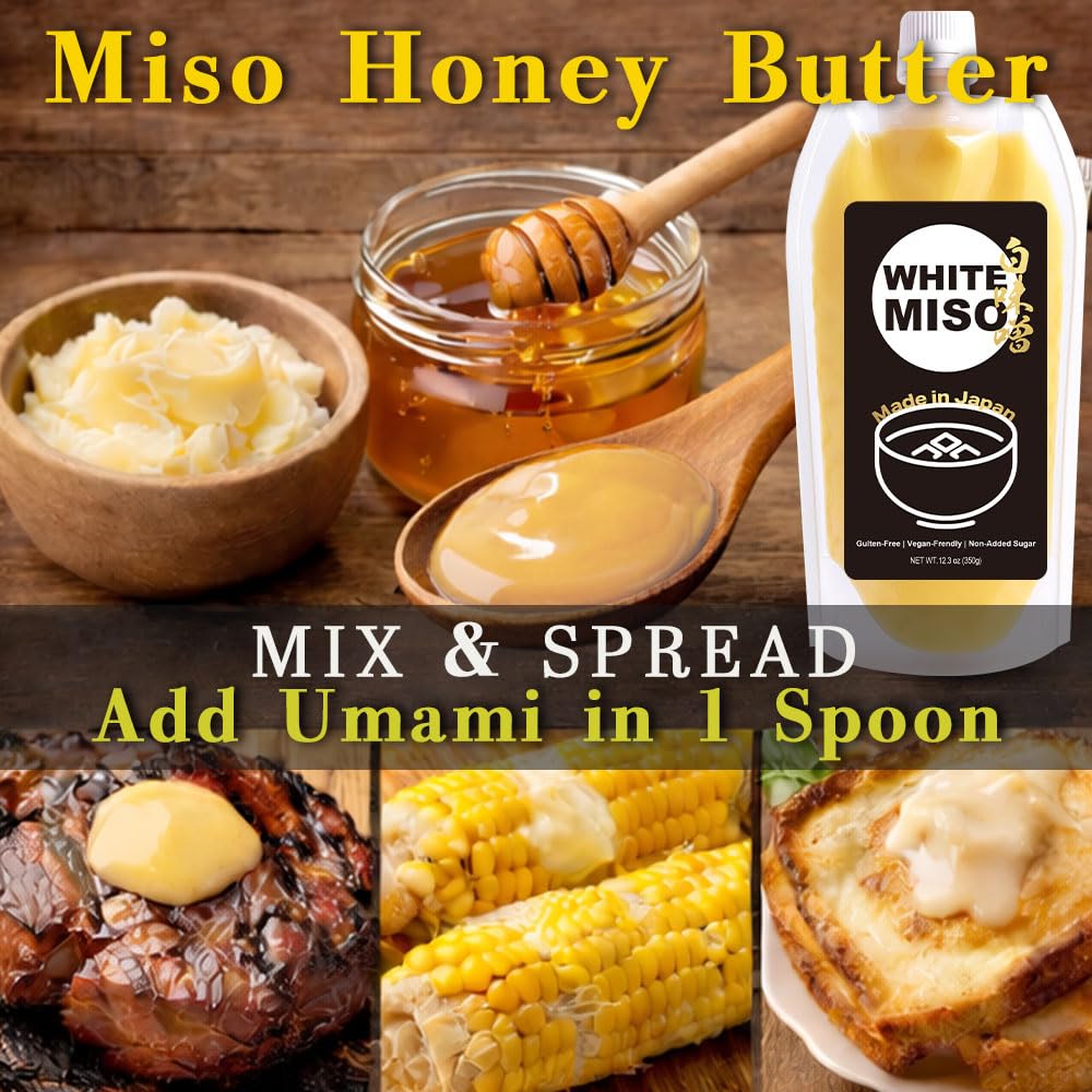 Bayu Store Japanese White Miso Paste creamy texture ideal for soups.