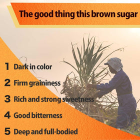 Scoop-ready BAYU STORE Okinawa Brown Sugar Powder dissolves into coffee with rich flavor