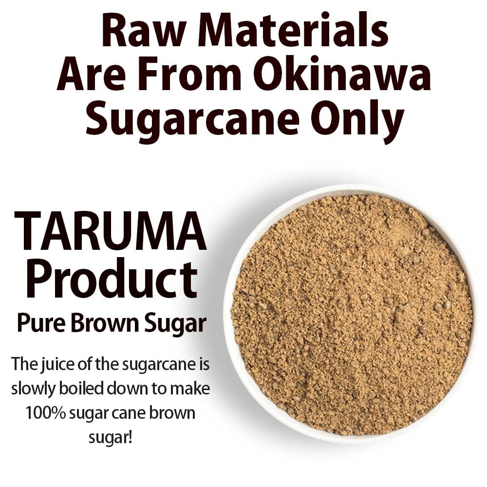 Fine powder texture of BAYU STORE Okinawa Brown Sugar Powder for easy dissolving in beverages