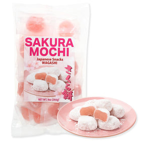 Bayu Store Sakura Mochi is neatly packaged for convenient sharing at tea time.