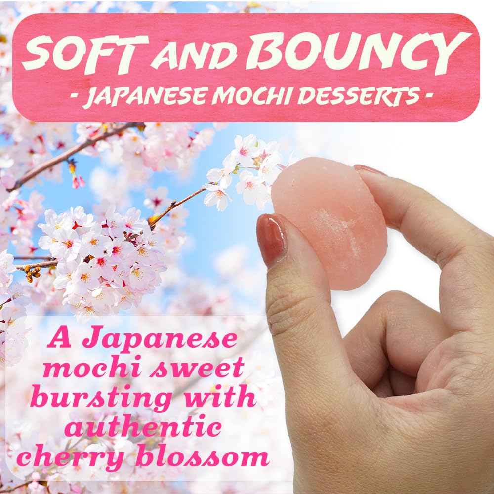 Bayu Store Sakura Mochi delivers a soft, chewy texture that melts in your mouth.
