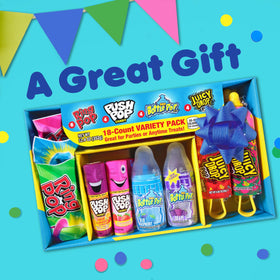 Bazooka Candy Brands Juicy Drop, fruity flavors for event snacking.