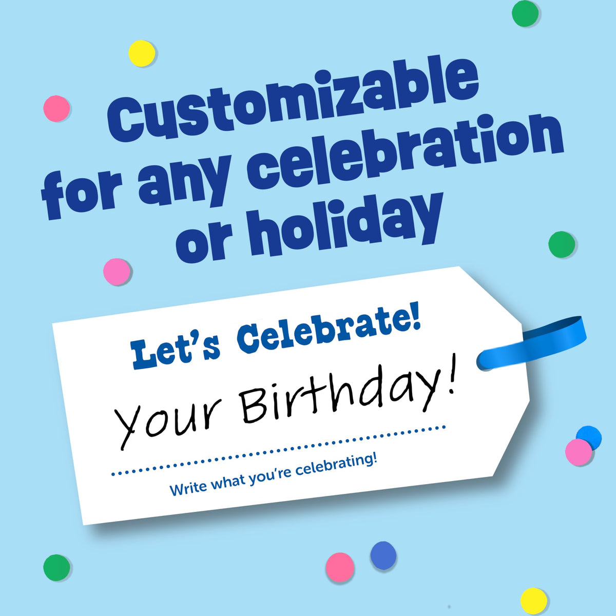 Bazooka Countdown Calendar customization area lets you note celebrations for personalized gifting