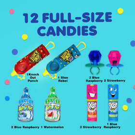 Bazooka Candy Brands Push Pop from the mix, easy handheld candy for kids' party activities.