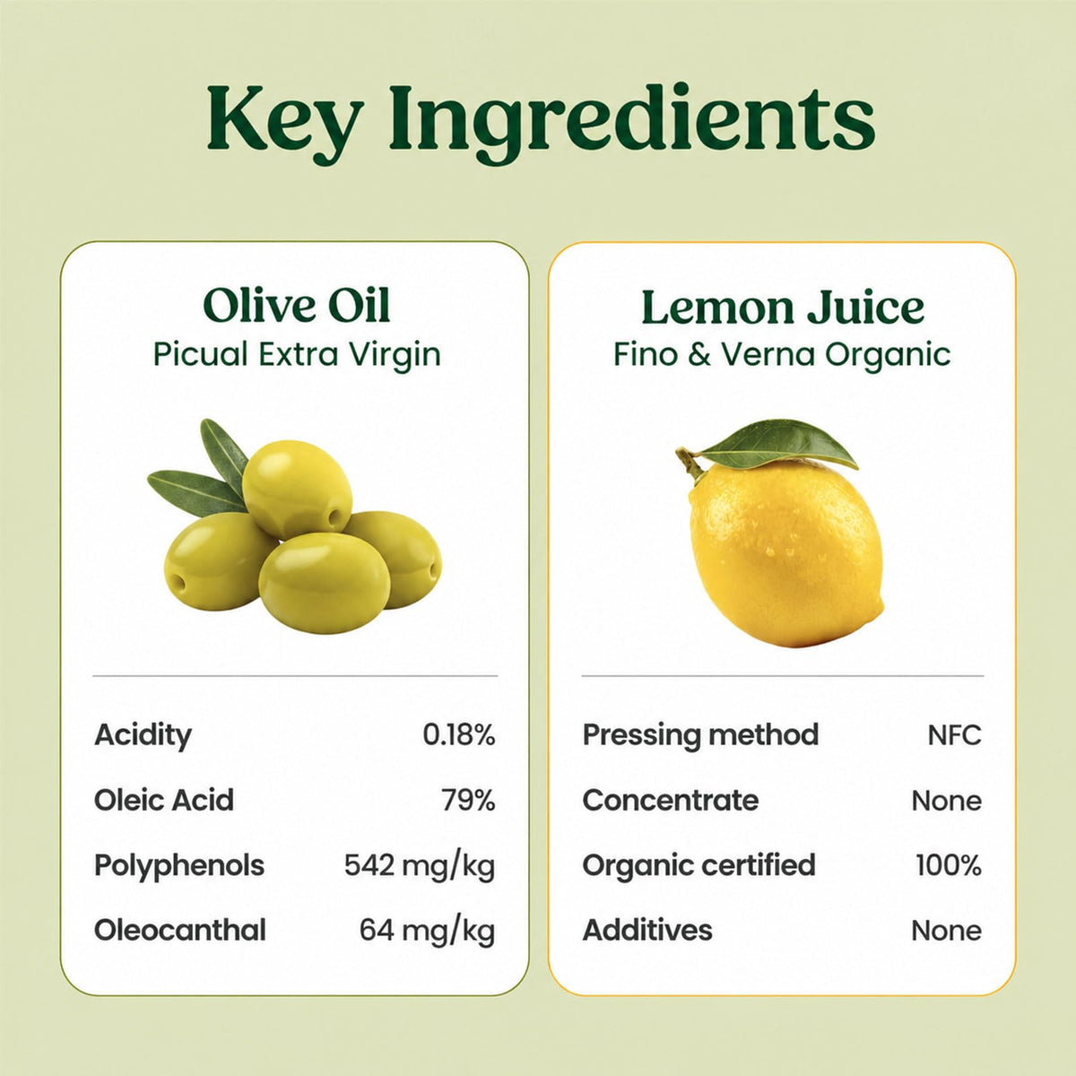 BB LAB Cold-pressed Picual oil aroma suggesting smooth taste