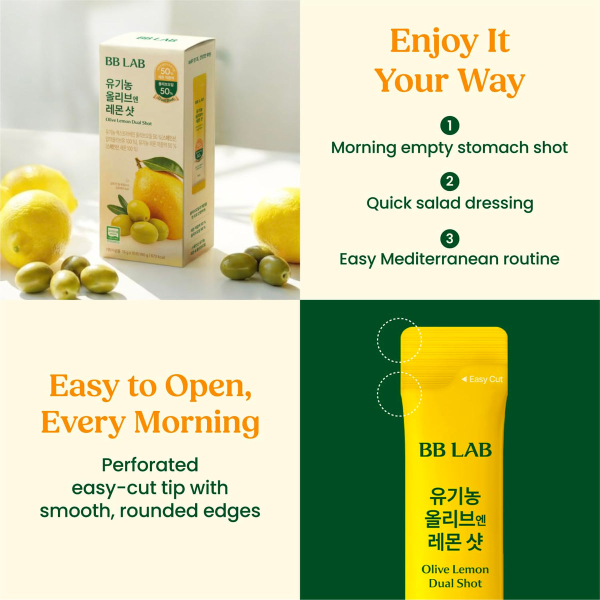 BB LAB Travel-friendly packaging suited for meals away from home