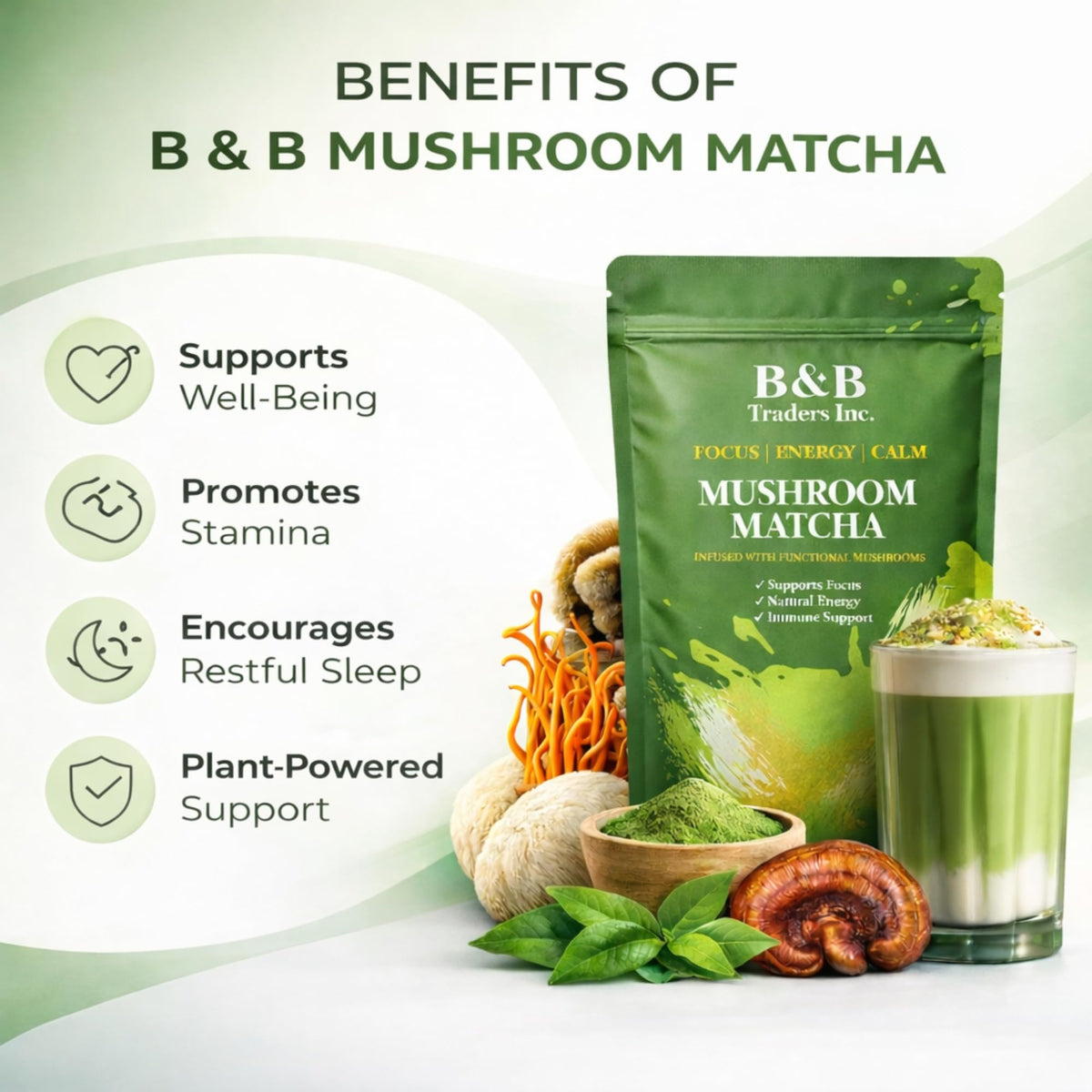 BB Traders Inc packaging back highlights natural ingredients for a mindful daily ritual