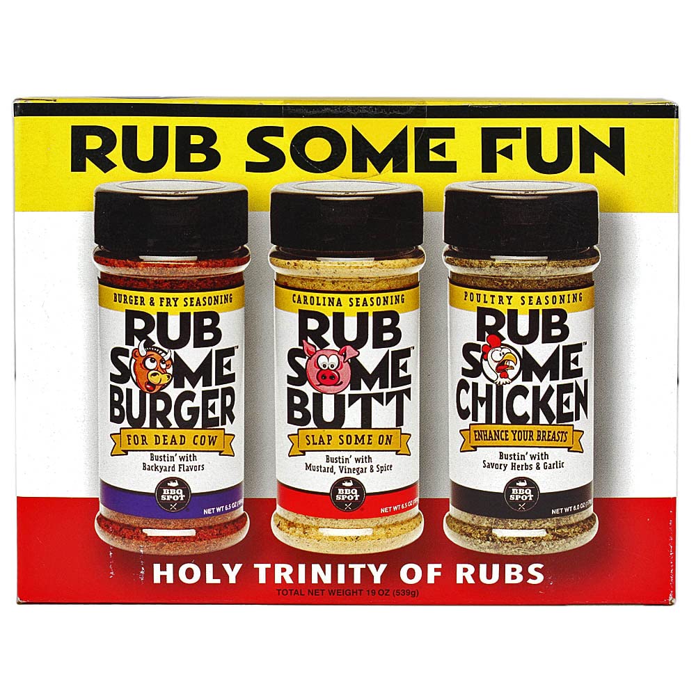 BBQ Spot Rub Some Chicken Pack boosts grilled chicken with citrus zest and savory herbs.