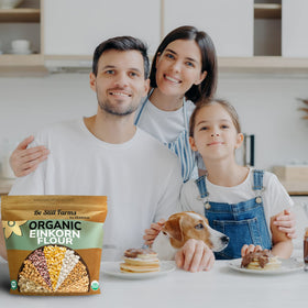 Be Still Farms Einkorn Flour cookies, yields tender, flavorful treats.