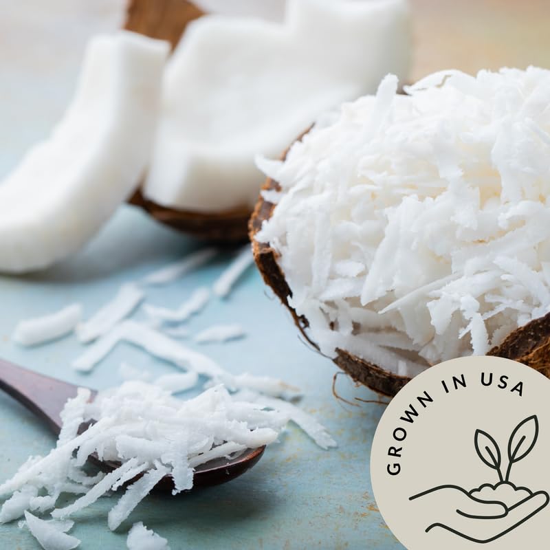 Be Still Farms coconut flakes topping for smoothie bowls and yogurt
