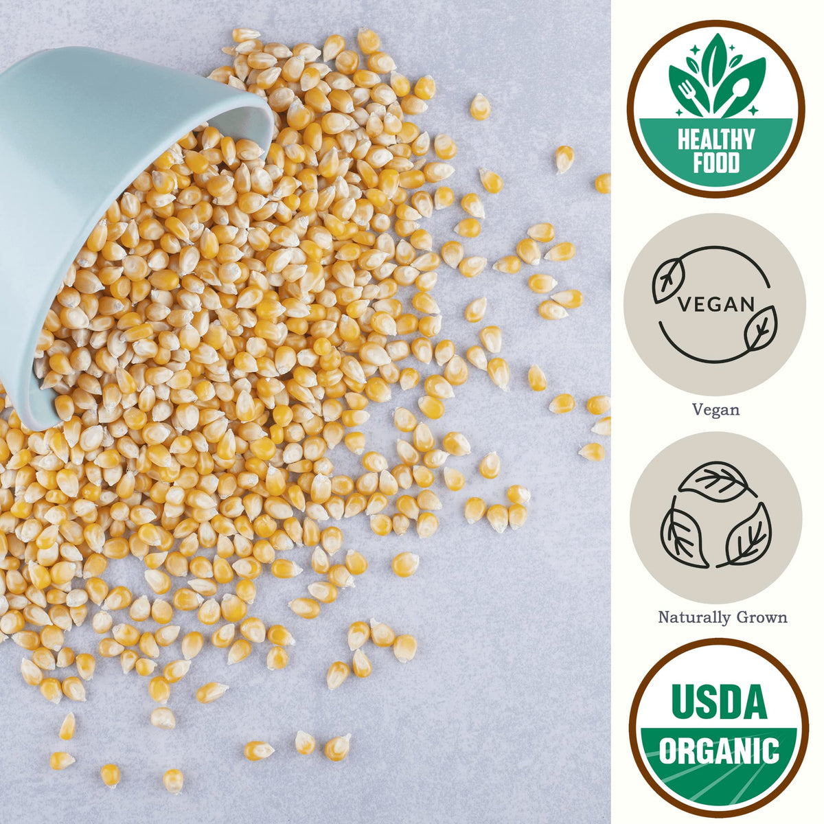 Be Still Farms stovetop popcorn kernels popping for easy movie-night snacks