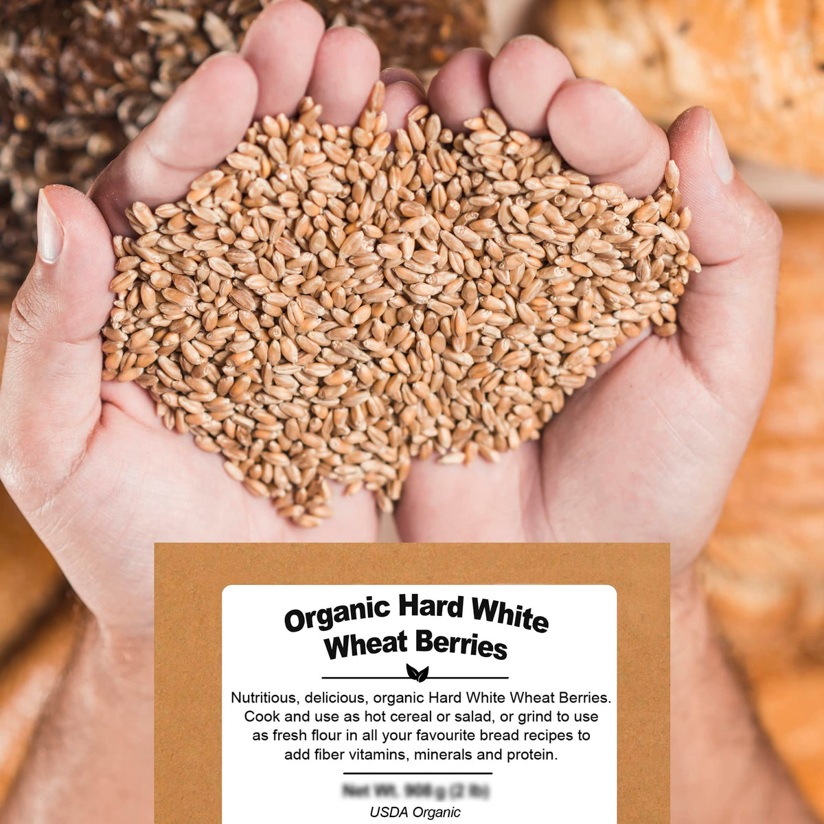 Be Still Farms product of USA label on packaging, supporting local farming.