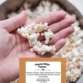 Be Still Farms vegan-friendly popcorn setup for plant-based snacks