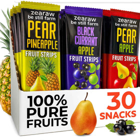 Be Still Farms ZEARAW apple-pear fruit leather for quick on-the-go energy.
