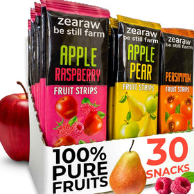Be Still Farms ZEARAW apple-pear fruit leather, portable healthy snacking on the go