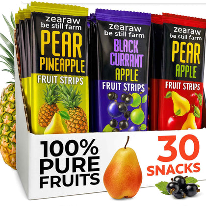 Be Still Farms ZEARAW apple-pear fruit leather for quick on-the-go energy.
