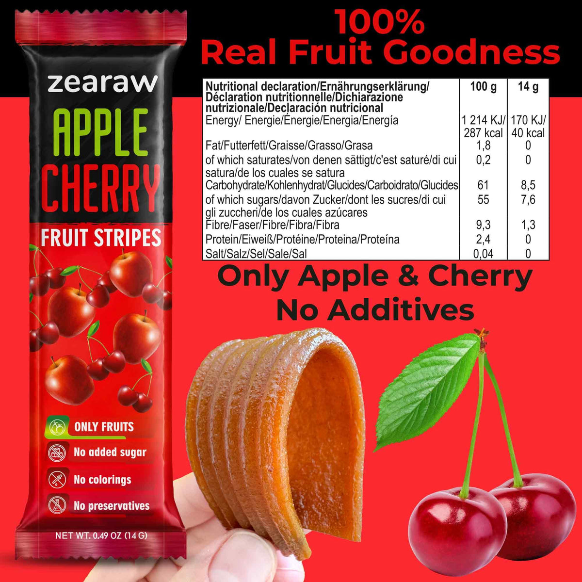 Be Still Farms ZEARAW packaging box shown as a convenient bulk family snack option.