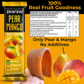 Be Still Farms ZEARAW Pear-Pineapple fruit leather supports steady energy and natural sweetness