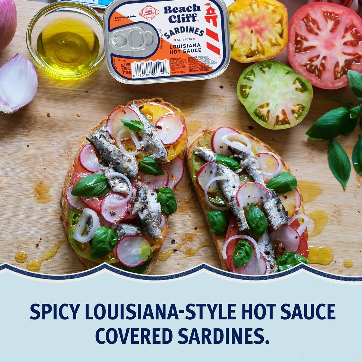 Beach Cliff Sardines in pantry-ready can for quick meals
