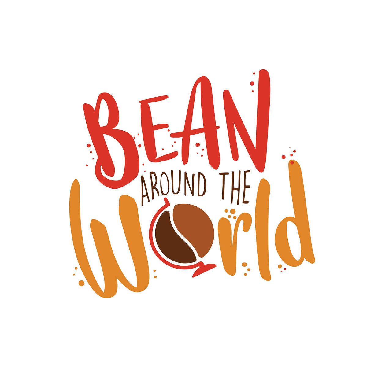 BEAN AROUND THE WORLD Chocolate Truffle flavor coffee; rich cocoa tones for luxe moments
