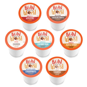 BEAN AROUND THE WORLD Maple Syrup flavor coffee; inviting sweetness for relaxed sessions