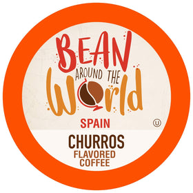 BEAN AROUND THE WORLD Stroopwafel flavor coffee; chewy caramel hint for afternoon pick-me-ups