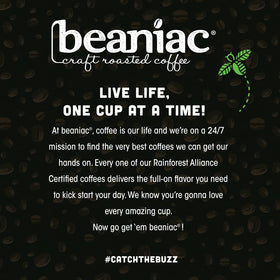 Beaniac 30-count box offering convenient, ongoing coffee supply.