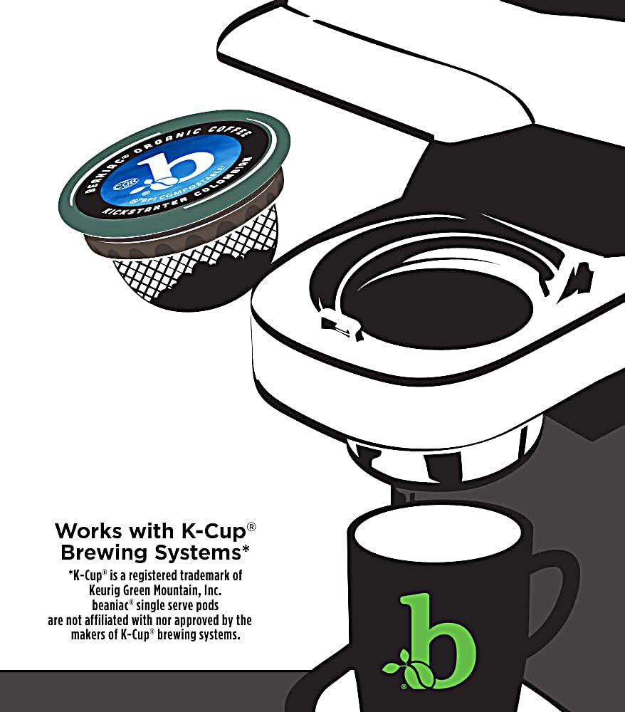 Beaniac fruity tangy flavor profile in a smooth, refreshing cup.