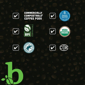 Beaniac Keurig 2.0-compatible pods for quick, clean brewing.