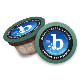Beaniac medium-light roast pods delivering a bright aroma in your kitchen.