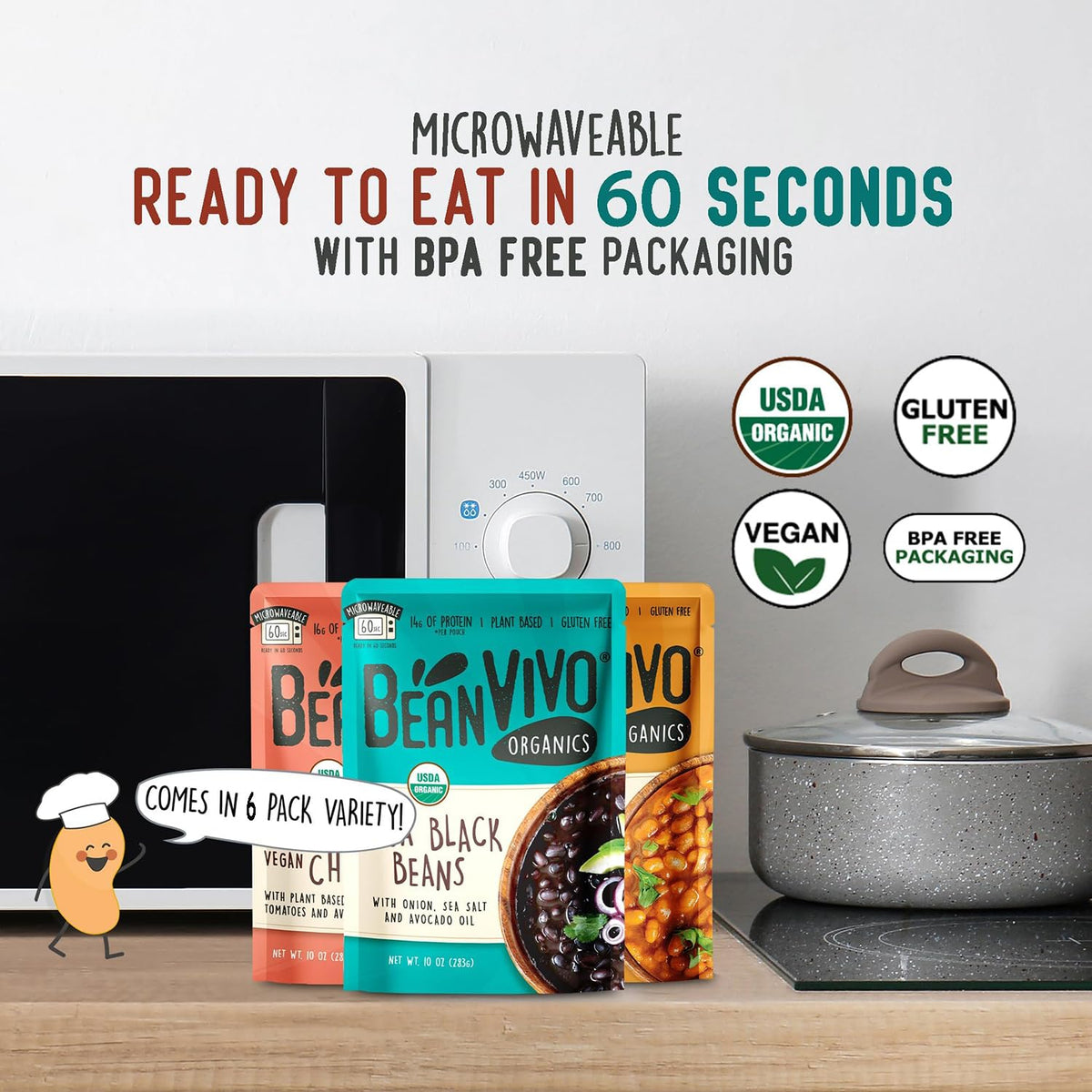 BeanVIVO camping setup outdoors highlighting versatile camping meals