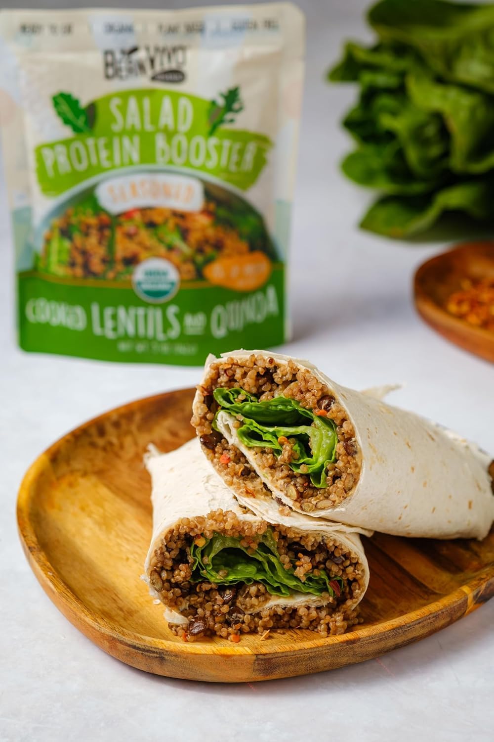 BeanVIVO lunch idea with protein booster supports quick, balanced meals.