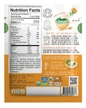 BeanVIVO organic lentils quinoa cooked mix closeup showing wholesome texture for bowls.