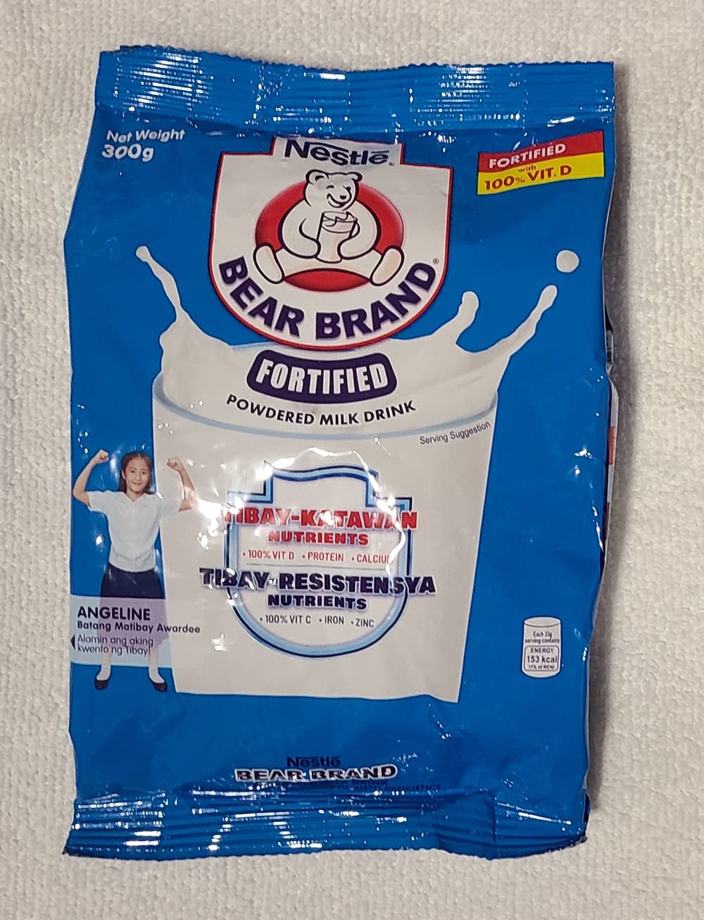 Bear Brand fortified powdered milk 300g pack ready to mix for creamy everyday meals