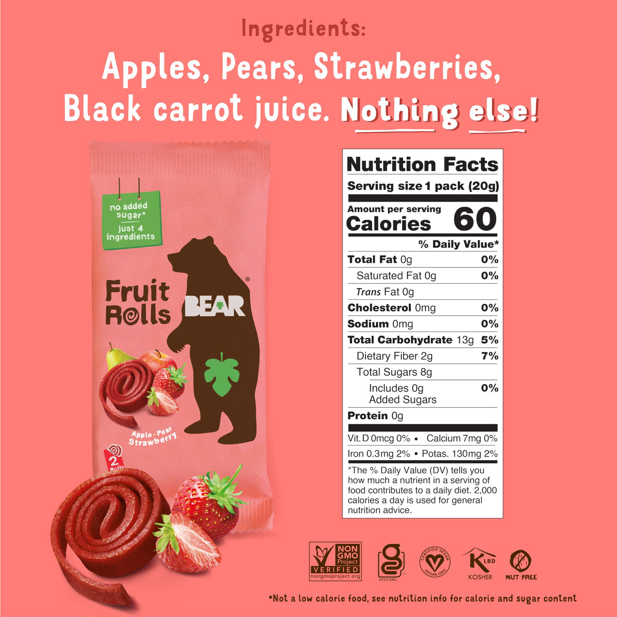 BEAR Snack time, kid-friendly bites in a convenient package.