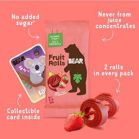 BEAR two rolls per pack image demonstrates convenient portion control