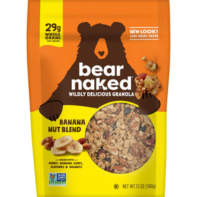 Bear Naked Banana Nut Granola box front with product details