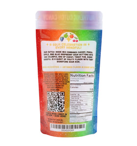 Bear Necessities Sour Buttons peach flavor for a bright fruity bite