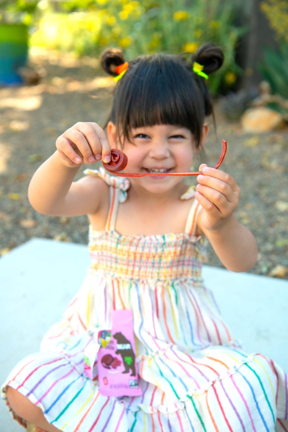 BEAR Real Fruit Snack Rolls variety-pack display helps busy families