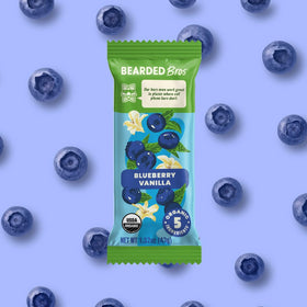 Bearded Brothers nutrition facts label showing protein and fiber values