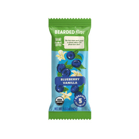 Bearded Brothers energy bar texture close-up with fiber-rich consistency