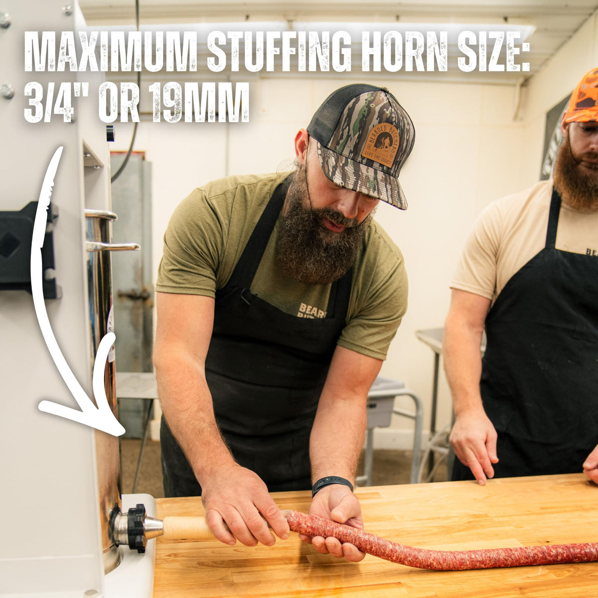 Bearded Butchers casings arranged for grilling, pan frying, or baking.