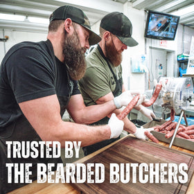 Bearded Butchers fresh casings stored in refrigerator to maintain elasticity.