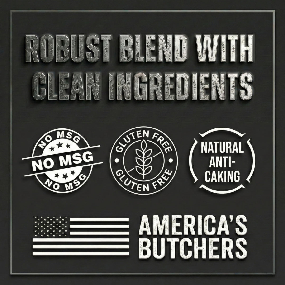 Raw steak brushed with Bearded Butcher Black Blend for enhanced flavor