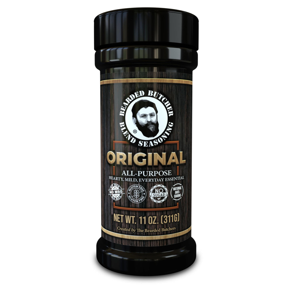 Bearded Butcher Blend Original close-up of sea salt and paprika for robust flavor