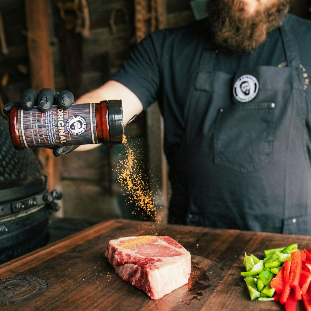 Bearded Butcher Blend Original on venison for a balanced rub