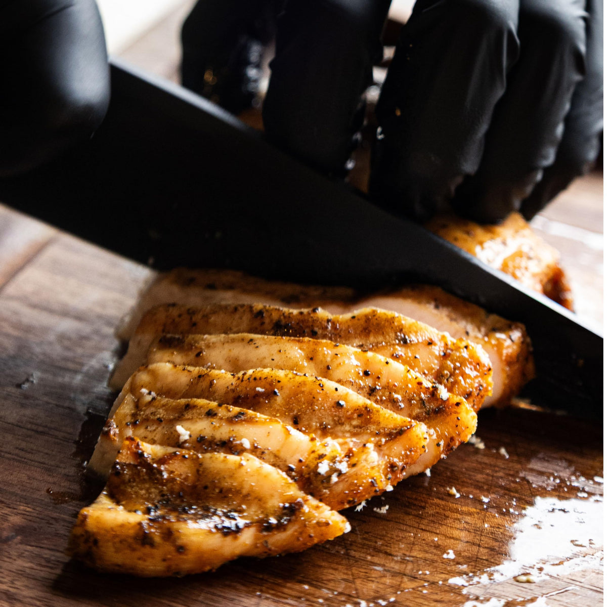 Bearded Butcher's Butter Blend roast potatoes seasoned to perfection.