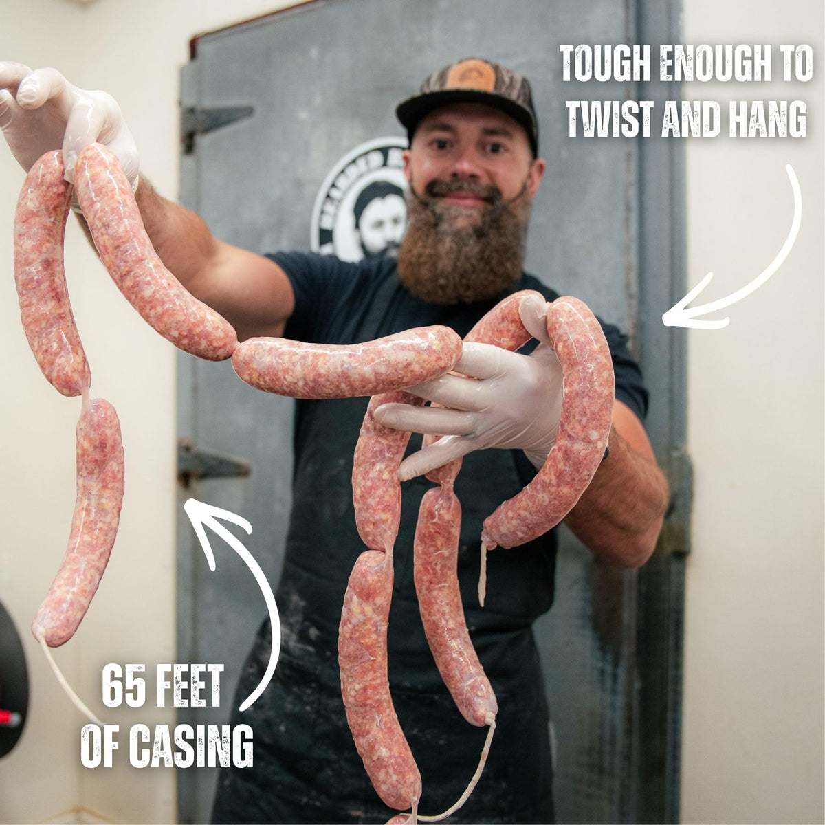 Bearded Butchers casings 32-35mm for bratwurst and Italian sausage